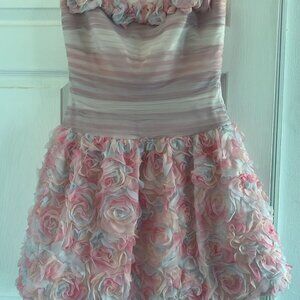 Tadashi Shoji Pink Cocktail Dress Size 2